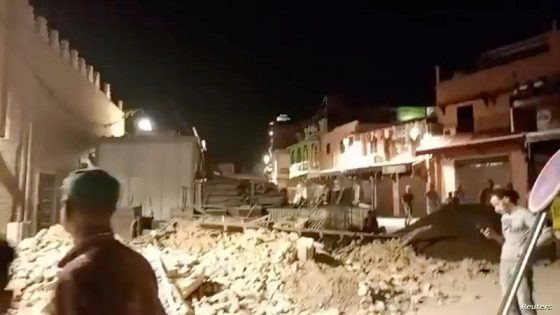 جسر جوي إماراتي لدعم المغرب جراء زلزال الإمارات