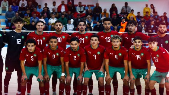 المنتخب الأولمبي لكرة القدم داخل القاعة يفوز وديا على نظيره البلجيكي بثلاثة أهداف لواحد
